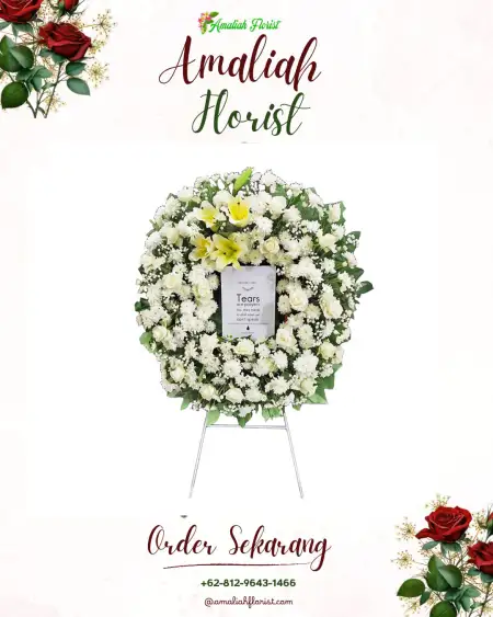 Krans Bunga Duka rokan hulu